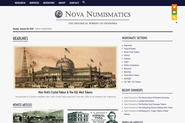 novanumismatics.com site used Child-magazine-news-byte