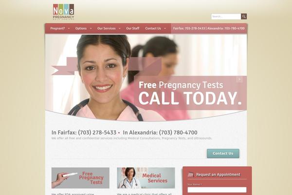 novapregnancy.org site used Wellness