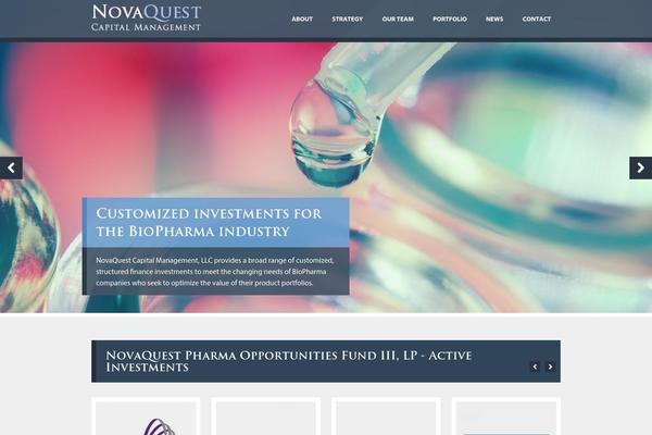 novaquest theme websites examples