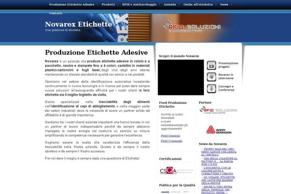 novarex-etichette.com site used Novarexbluthemeshort