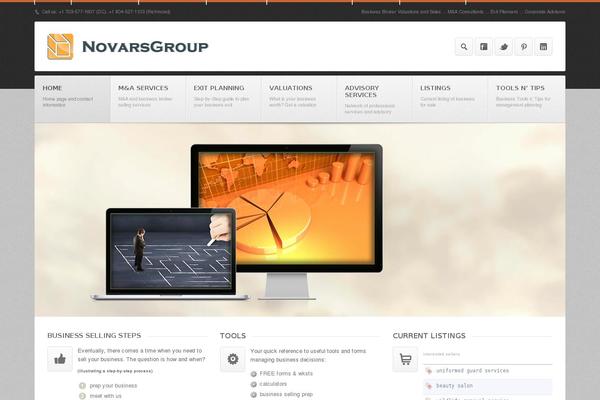 novarsgroup.com site used Output