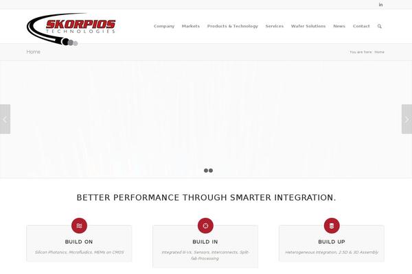 Enfold theme site design template sample