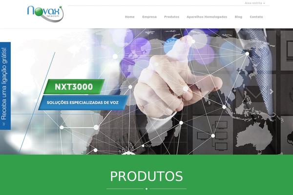 novaxtelecom.com.br site used Novaxtelecom