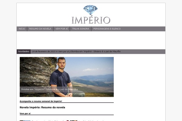 novelaimperio.com site used Meu-pecado