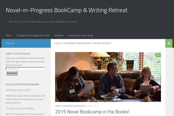 Hueman theme site design template sample