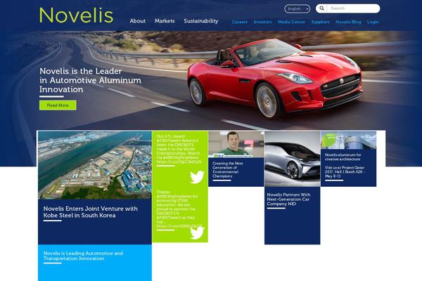 novelis.com site used Novelis