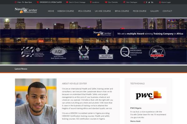 Site using PW-Pro-News-Ticker-For-VC plugin
