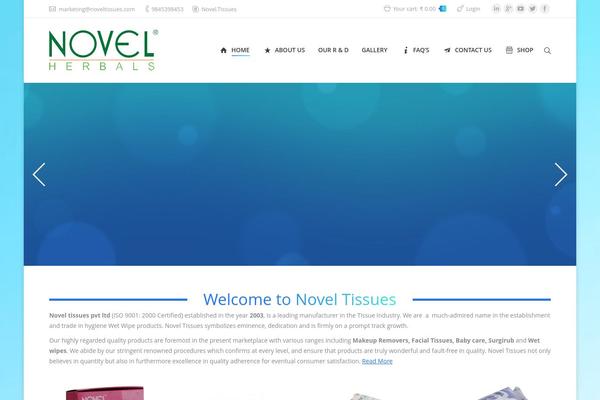WordPress website example screenshot
