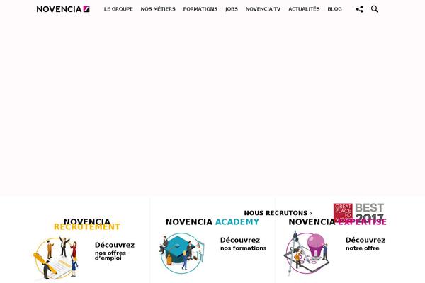 novencia.com site used Novencia