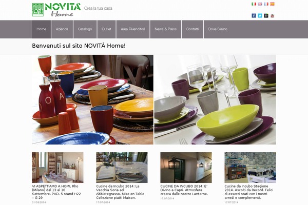 Novita theme site design template sample
