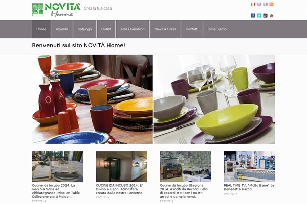 Novita theme site design template sample