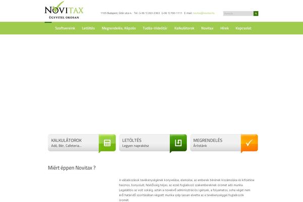 novitax.hu site used Novitax