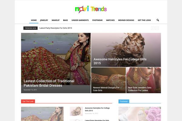 novi theme websites examples