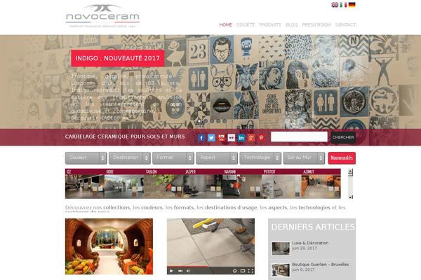 novoceram theme websites examples