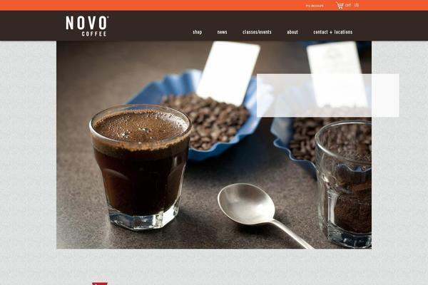 novocoffee.com site used Novo-coffee