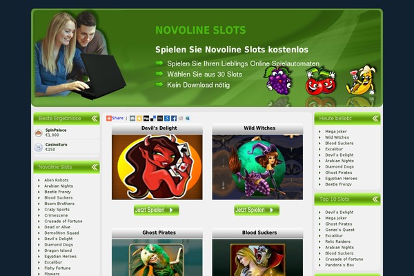 novoline-slots.com site used Suffusion_new