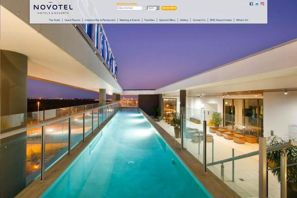 novotelbrisbaneairport.com.au site used Bluelily