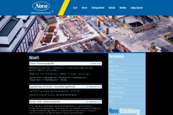 novoutbildning.se site used Novo2013