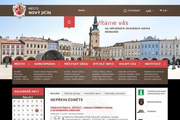 novy-jicin.cz site used Webap