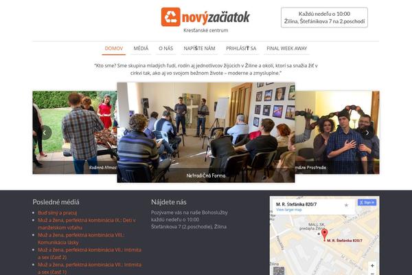 novyzaciatok.sk site used Business lite
