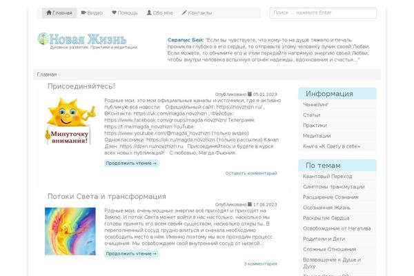 novzhizn.ru site used Magda