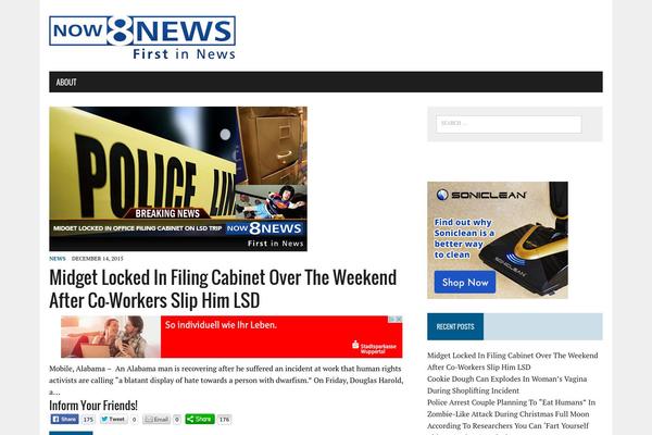 MH Newsdesk theme site design template sample