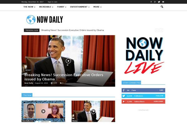 Newspaper theme site design template sample