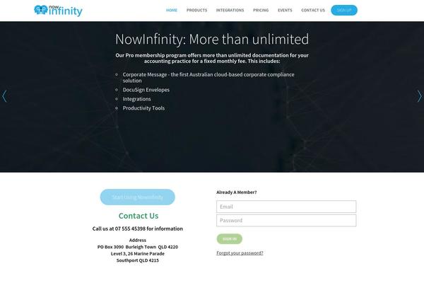 nowinfinity.com.au site used Now-infinity