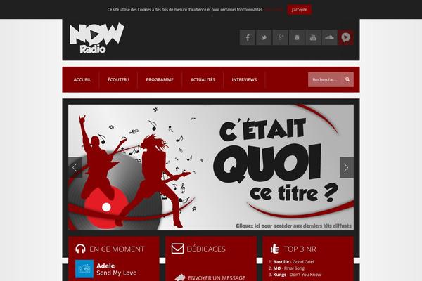 nowradio.fr site used Kboom-v1.2.1