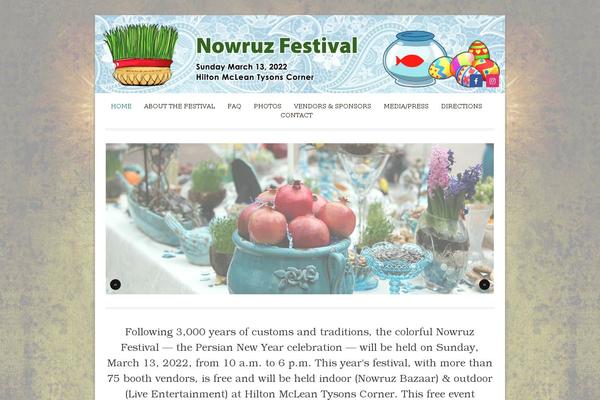 nowruzfestival.org site used Gommero-child