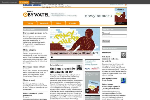 nowyobywatel.pl site used Wp-nowyobywatel