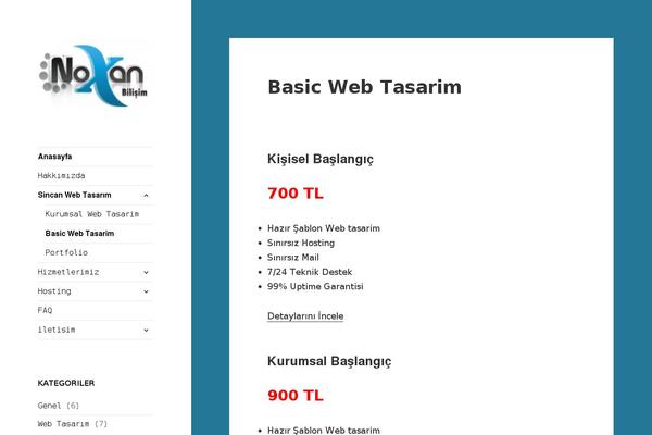 Twenty Fifteen theme site design template sample
