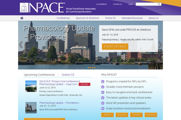 npace.org site used Npace