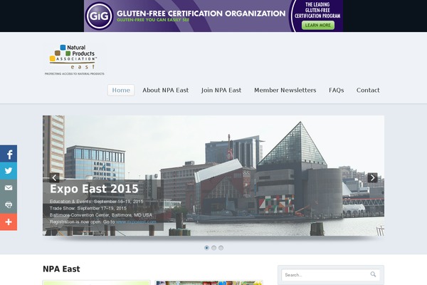 WordPress website example screenshot