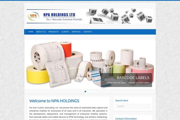 Travelify theme site design template sample