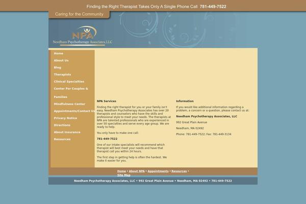 WordPress website example screenshot