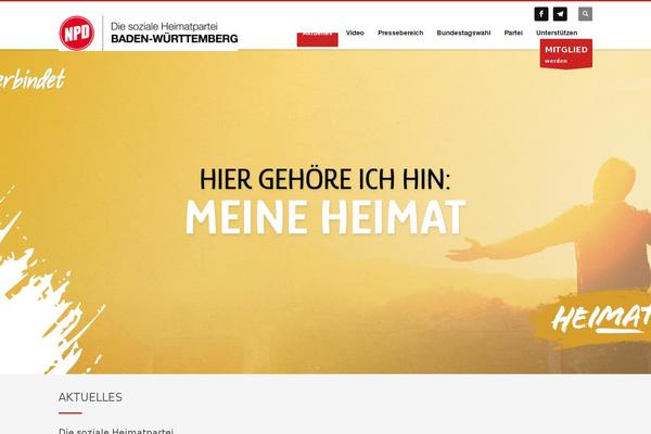 WordPress website example screenshot
