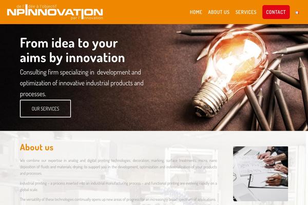 Dante theme site design template sample