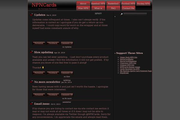 npncards.com site used Westkit.NET