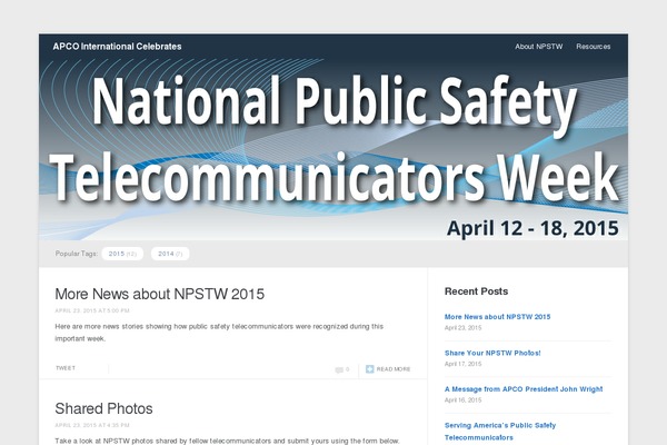 npstw.org site used Pinboard Child