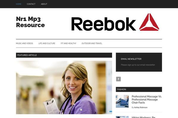 WordPress website example screenshot
