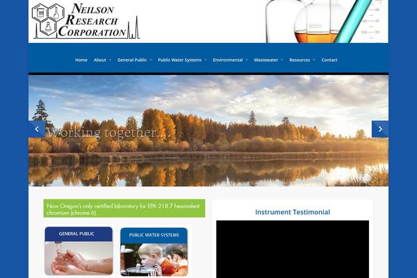 Salient theme site design template sample