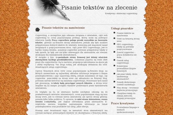 WordPress website example screenshot