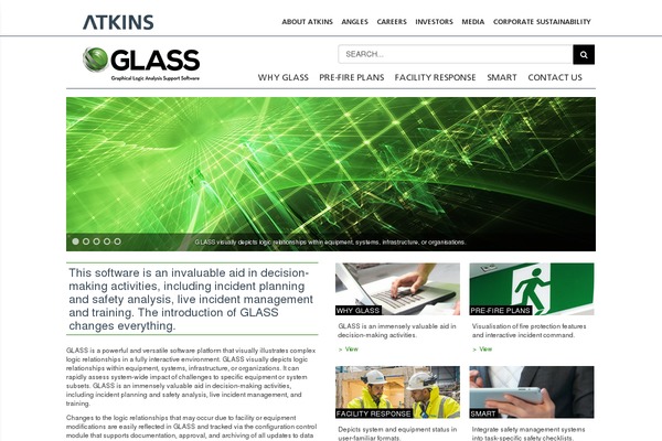 nsaglass.com site used Atkins