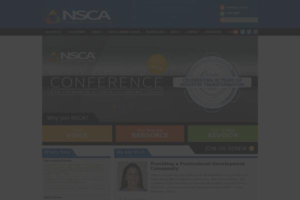 nsca.org site used Spine2