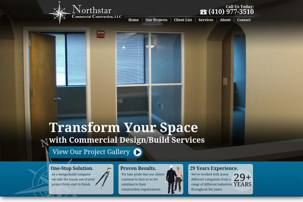 Northstar theme site design template sample