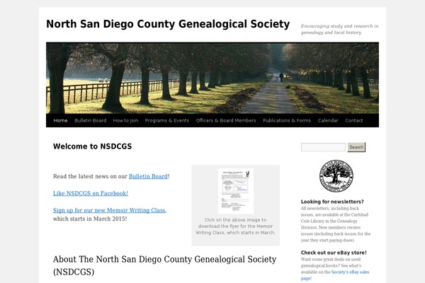 WordPress website example screenshot