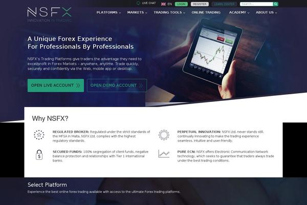 WordPress website example screenshot