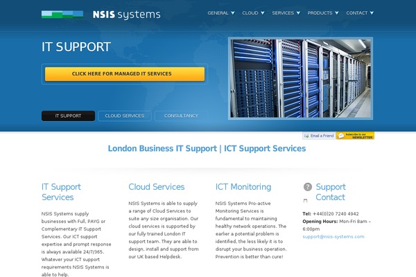 WordPress website example screenshot