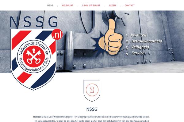 nssg.nl site used Bootstrap-child